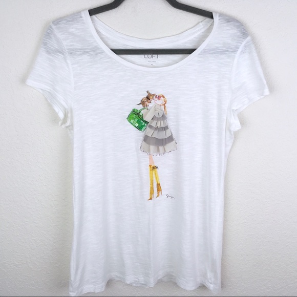 Bday Sale Loft Textured Cotton Graphic 
